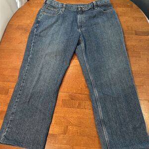 Carhartt Blue Jeans Men's Size 42x30 Denim Straight Leg